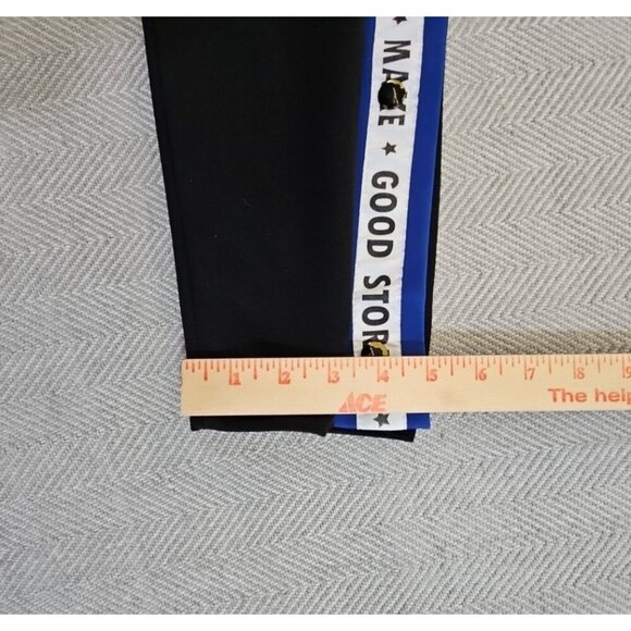 Zara Man Joggers Leg Opening Side Stripe Men's Large Black Drawstring Two Pocket - Picture 8 of 13